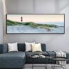 Landscape Beach Meadow Lighthouse Seascape Canvas Painting Posters and Prints Wall Pictures For Living Room Home Decor No Frame