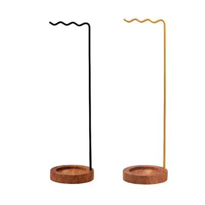 Wind Chime Stand Desk Organization Calligraphy Brush Holder Rack Chinese Writing Brush Hanger for Hanging Pendant Lanterns Home