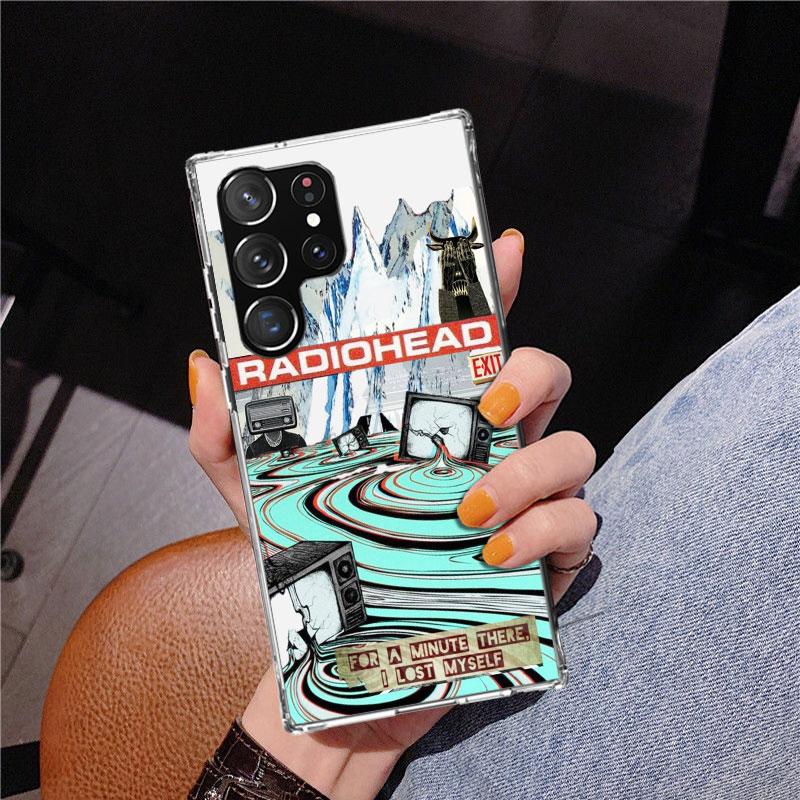 Bnad R-Radiohead Phone Case For Samsung Galaxy S24 S25 Edge S26 Ultra S23 S22 S21 Plus S20 FE + Personalized Print Cover Galaxy