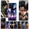 A-Attack On T-Titan Levi Phone Case For Xiaomi Redmi Note 14 14S 13 12S 12 10 10S 11 Pro Plus 11S 11E 11T 9 9S Soft Silicone She