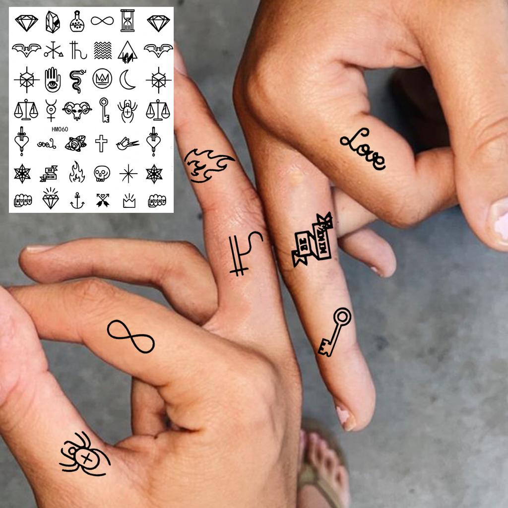 1 Hoja Mariposa Gato Ballena Tatuajes Temporales Para Mujeres Dedo Cuello, Pegatinas de Tatuaje Falso Larga Duración Realista Tatuaje Uso Diario