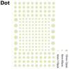 Glow In Dark Home Decoration Stars Dots 3D Luminous Decal Fluorescent Bubble Sticker Wall Art