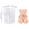 Hold Rose Rabbit Silicone Candle Molds Heart Teddy Bear Resin Moulds Valentine’s Day Gifts Animal Bunny Gypsum Wedding Decor