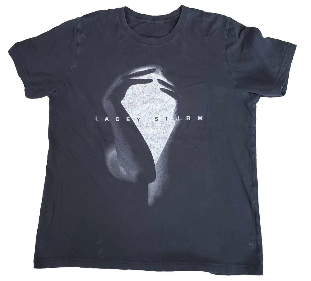 Редкий! Группа Flyleaf Лэйси Штурм Черная футболка Унисекс Концертная S до 5XL SG640 Унисекс Футболка XXL