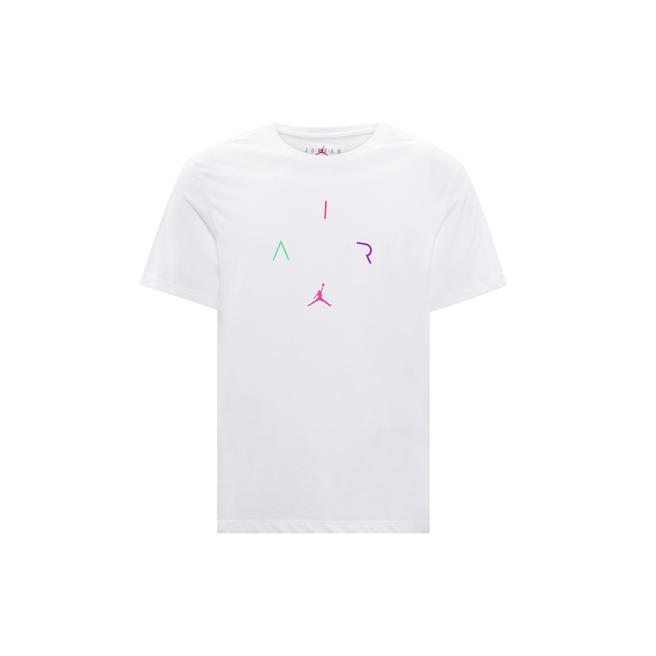 Air Jordan Dri-FIT AIR Round Neck Short Sleeve White Men s CN3576-100 XXXL