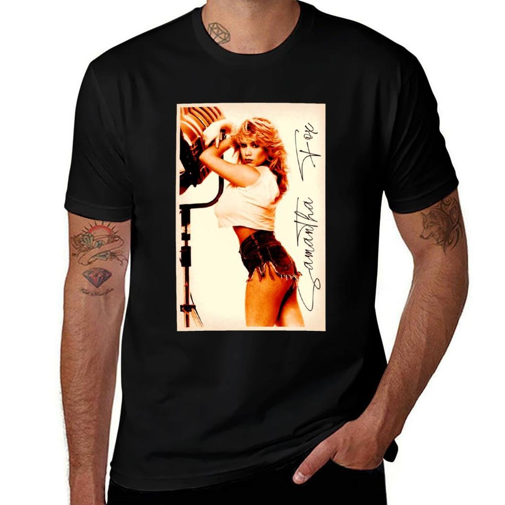 Saunisextha Fox 80s 90 Design De Mode Rtro Tshirt Work Comfort For Unisex Tshirt