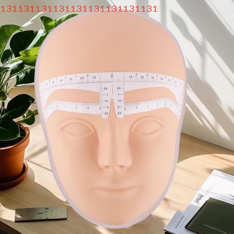 Adhesive, Microblading, Tattoo, Eyebrow Measurement Tools for Permanent Makeup Supply Disposable Eyebrow Ruler Sticker