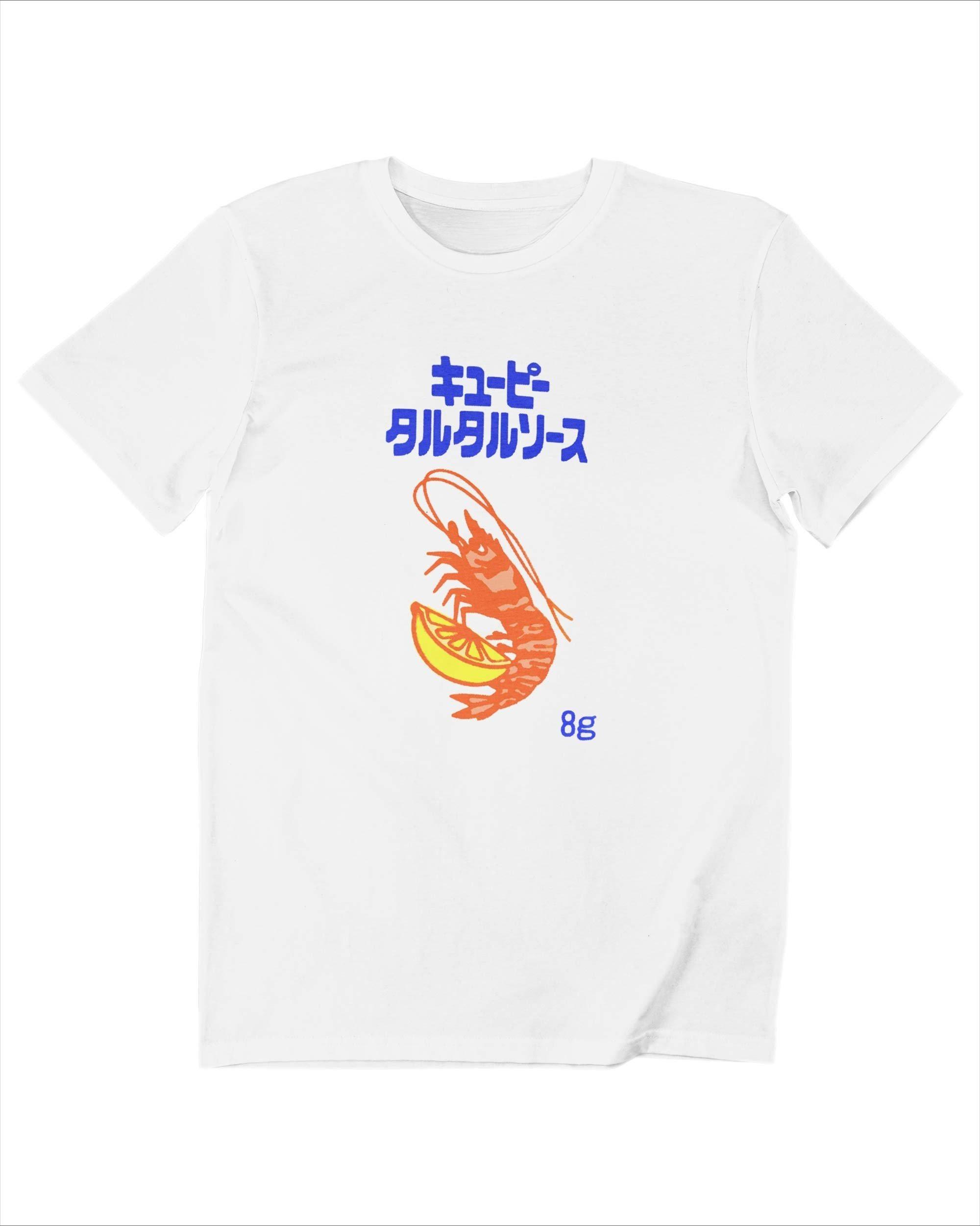 

Shrimp Graphic Printing Summer Luxury Brand Unisexs and Womens TShirts Short Sleeves Street Fashion Trend Clothing 4XL