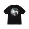 Mens Loose Fit Short Sleeve T-Shirt 270g Heavyweight Cotton Tee Casual Top In Navy Khaki Black White