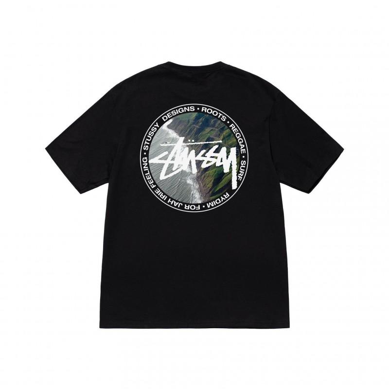 Mens Loose Fit Short Sleeve T-Shirt 270g Heavyweight Cotton Tee Casual Top In Navy Khaki Black White
