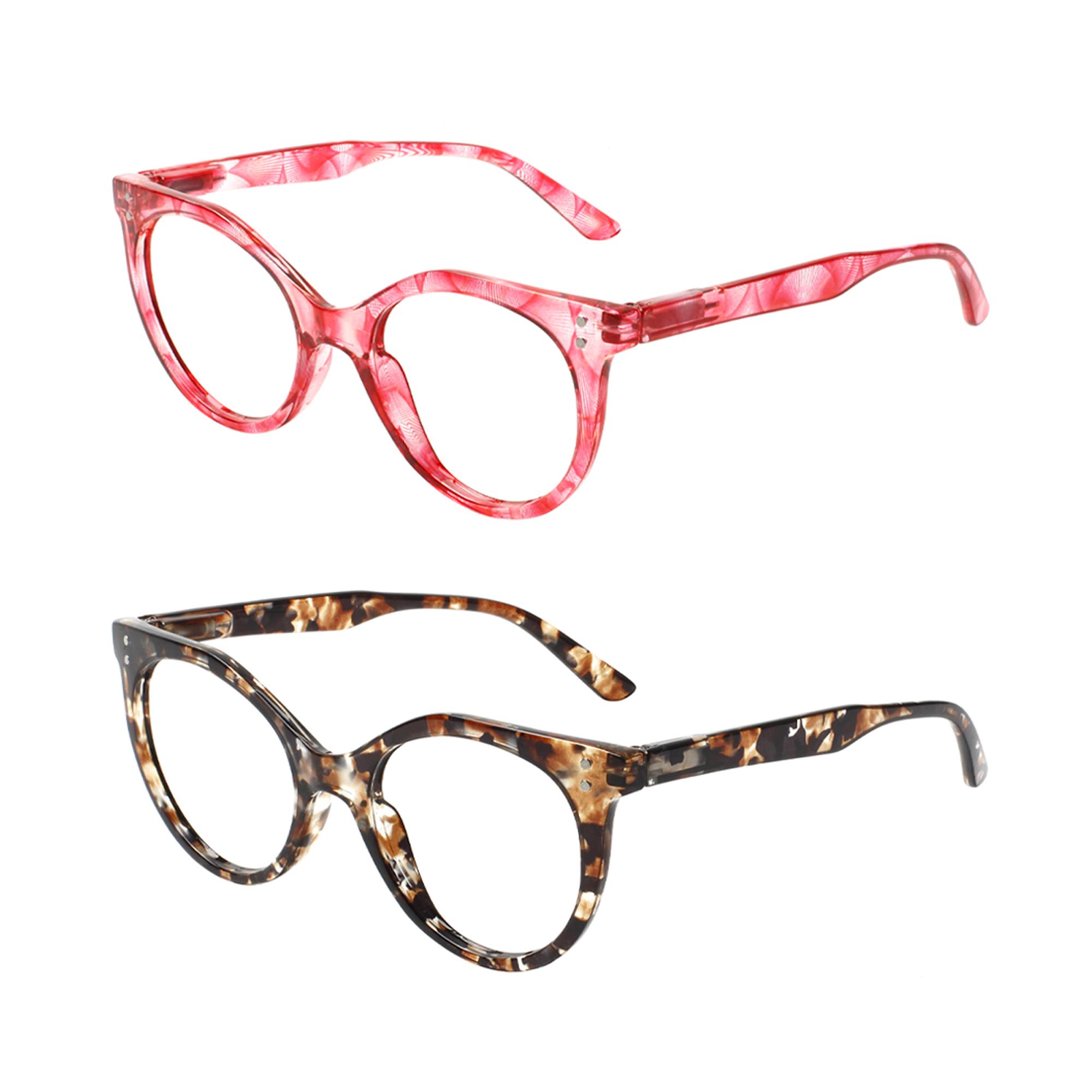 

Turezing Reading Glasses For Men Women High-Quality Blue Light Round Frames Spring Hinge Prescription Eyeglasses 1.5