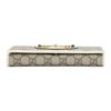 Gucci Horsebit 1955 Gold Horsebit Monogram Print Snap Closure Coated Canvas And Leather Shoulder Bag Women shoulder bag 621888-92TCG-9761