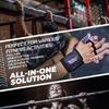 JerkFit WODies Crossfit Wrist Wraps and Palm Protectors Small Black Gloves,