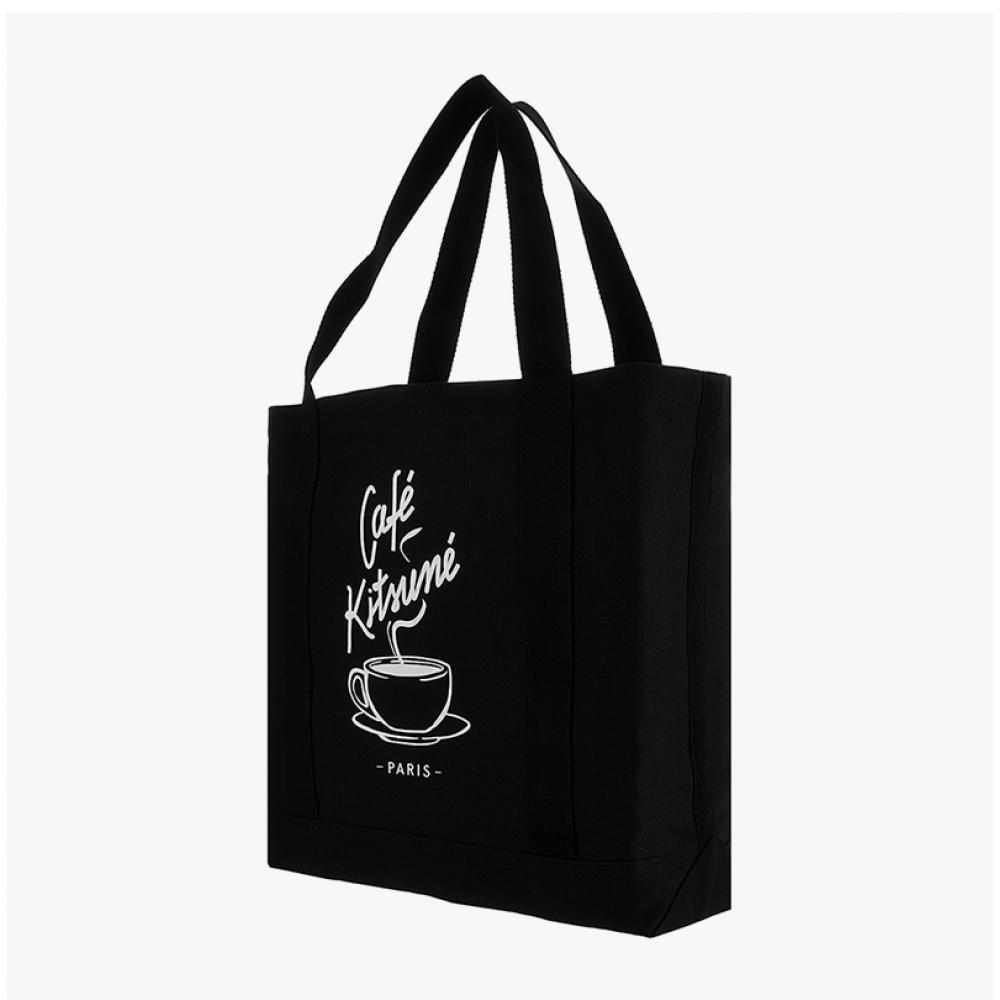 Maison Kitsune Cafe Kitsune Tasse à café Sac fourre-tout Ckmu05102ww9001