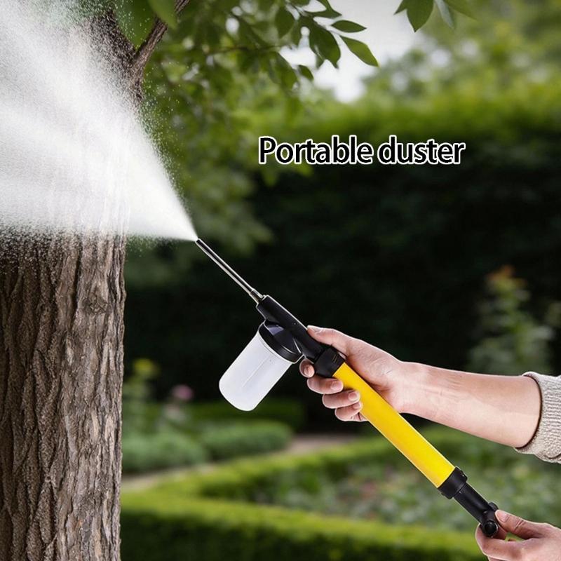 Large Capacity Cordless Pollinator Sprayer Detachable Extension Rod Stainless Steel Nozzle For Greenhouses Use