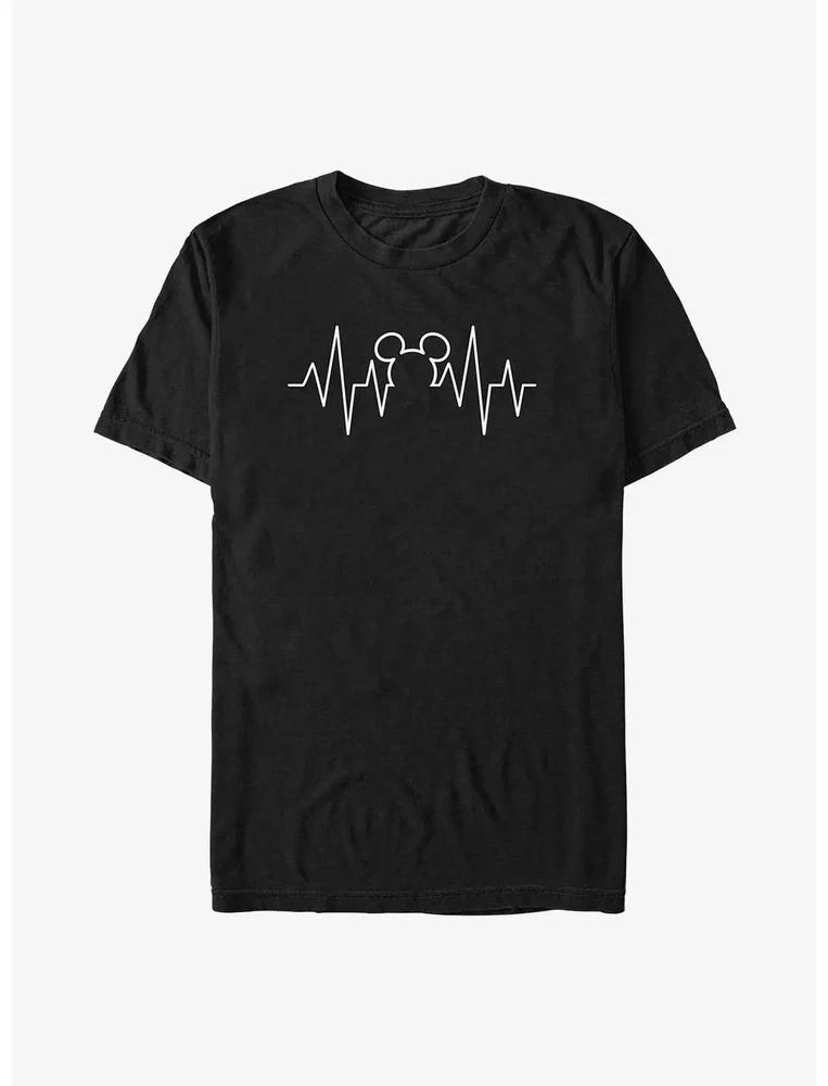 Mouse Heartline Black TShirt S