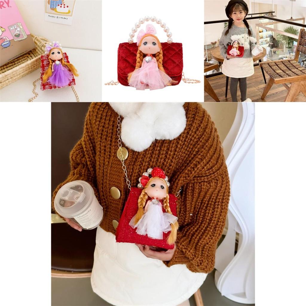 Lovely Red Cartoon Handbag For Kids Breathable Lightweight Design Ideal For Everyday Use