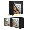 F26C Practical Log Holder Cover Cloth Neat and Organized Firewood Storage Rack Cover Firewood Log Rack Cover