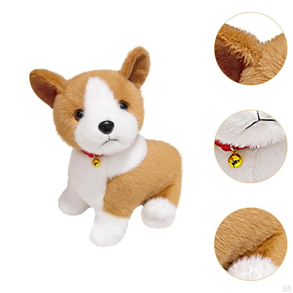 Corgi Dog Plush Toy Lovely Puppy Doll for Children Kids Birthday Gifts 25cm