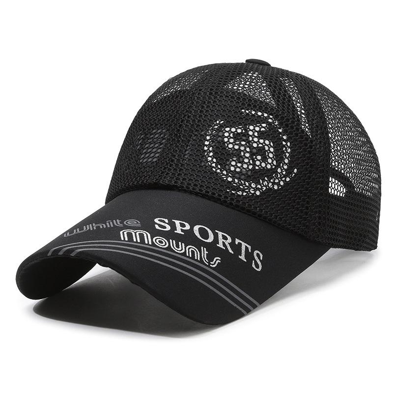 Baseball Cap Women's Men's Hat Mesh Cap Breathable Outdoor Korean Style Trendy Sun Protection Casual Baseball Cap