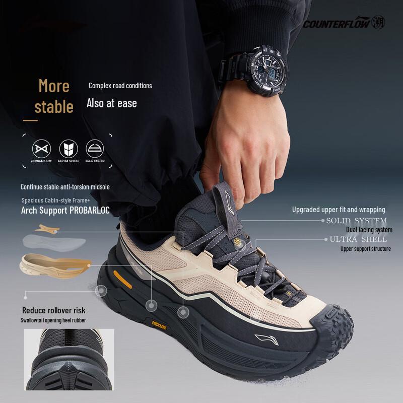 Li-Ning CF Stream-Traverse 2 Outdoor Hiking Shoes AHTW003 41