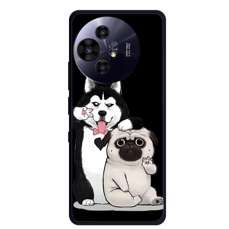 Coque For TCL 50 Pro NxtPaper 5G Case Shockproof Black Silicone Soft TPU Back Cover For TCL 50 Pro NxtPaper Phone Case Cartoon