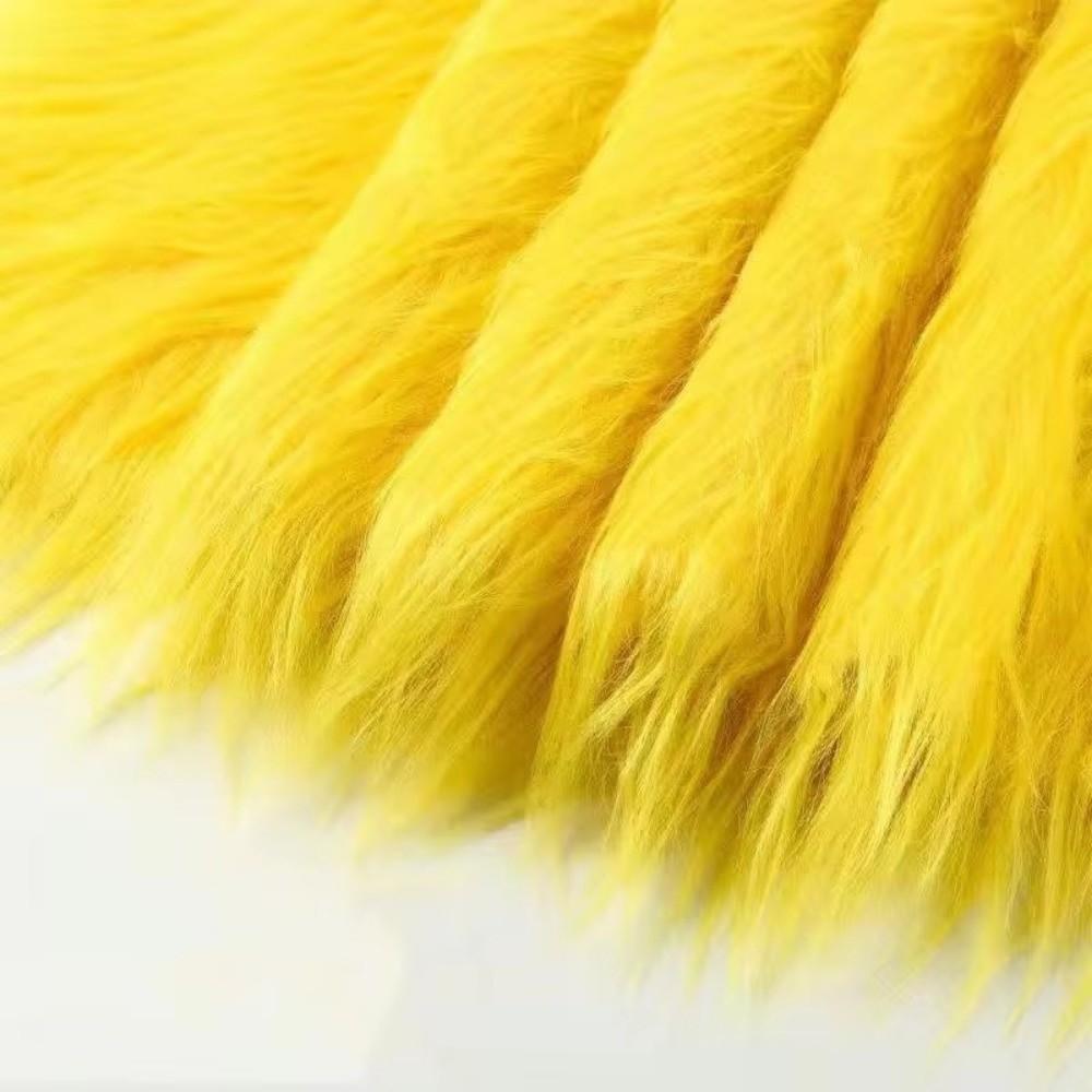 1,8M Zuschneide Stoff Plüsch Nähen Kostüm Streifen DIY Kunstpelz Band Bänder Heimdeko