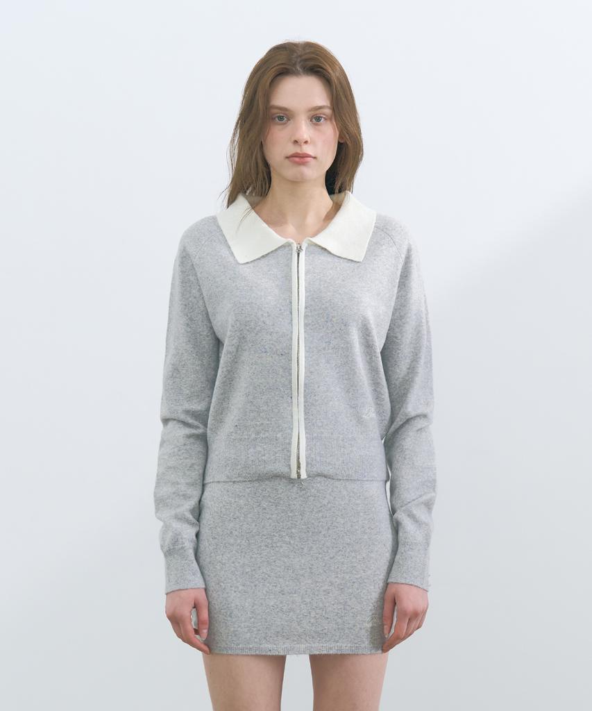 PANDORAFIT Arin Line Cardigan (Melange Gray)