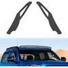Suporte de Montagem para Barra de Luz LED Curva 42 polegadas Nilight Suportes Superiores para Para-brisa Teto Cabine Compatível com Toyota Tacoma com Rack de Teto de Fábrica 2005