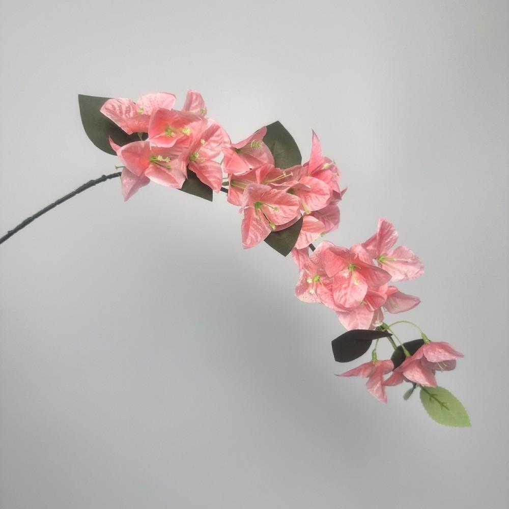 1pz Ramo di Bougainvillea di Seta Resistente ai Raggi UV Fiore Finto Realistico Decorazione Estiva