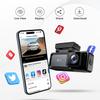 4K 2160P 3.2Inch  WIFI GPS Night Vision Dual Cams Mini Hidden Car DVR Camera Dash Cam Front and Rear AHD Parking Monitor for Car