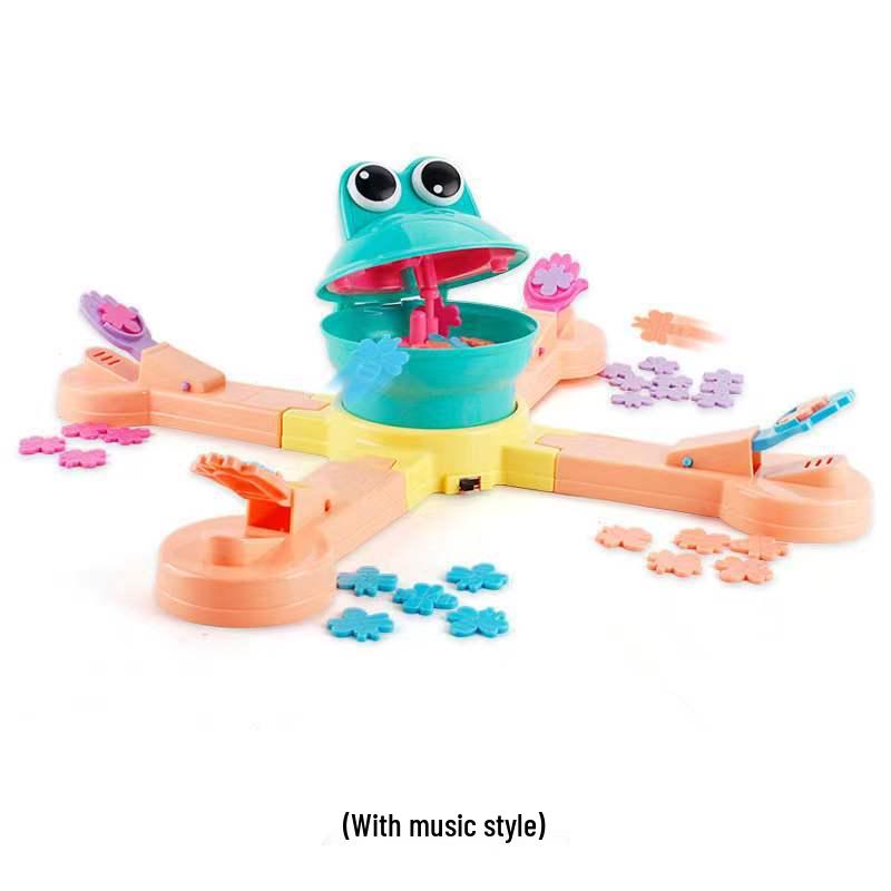 Elektrisches Frosch- & Dinosaurier-Projektionsspiel: Pädagogisches, von Bugs angetriebenes Abenteuerspielzeug für die Interaktion mehrerer Personen.