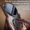 Ice Magnetic Straight Edge Lens Holder Shockproof Phone Case for vivo X200 Ultra, Heat Dissipation Wireless Charging Cover