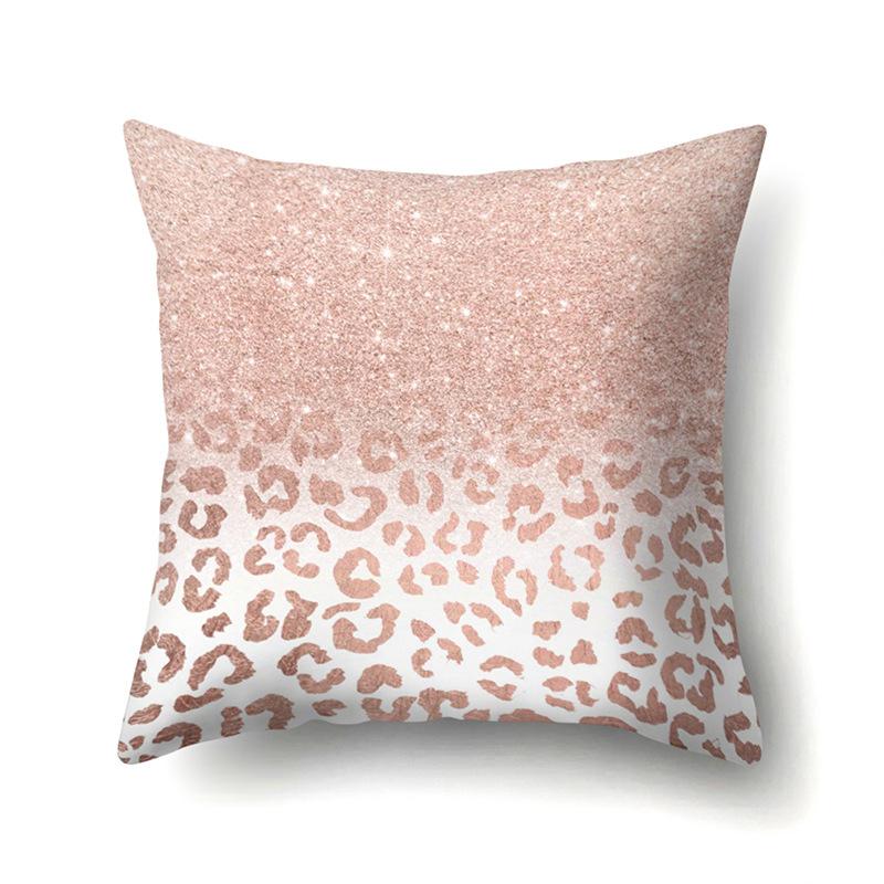 Polyester Pillow Case Automobile Decoration Home Print Pillow Case Automobile Sofa Waist Cushion Cover