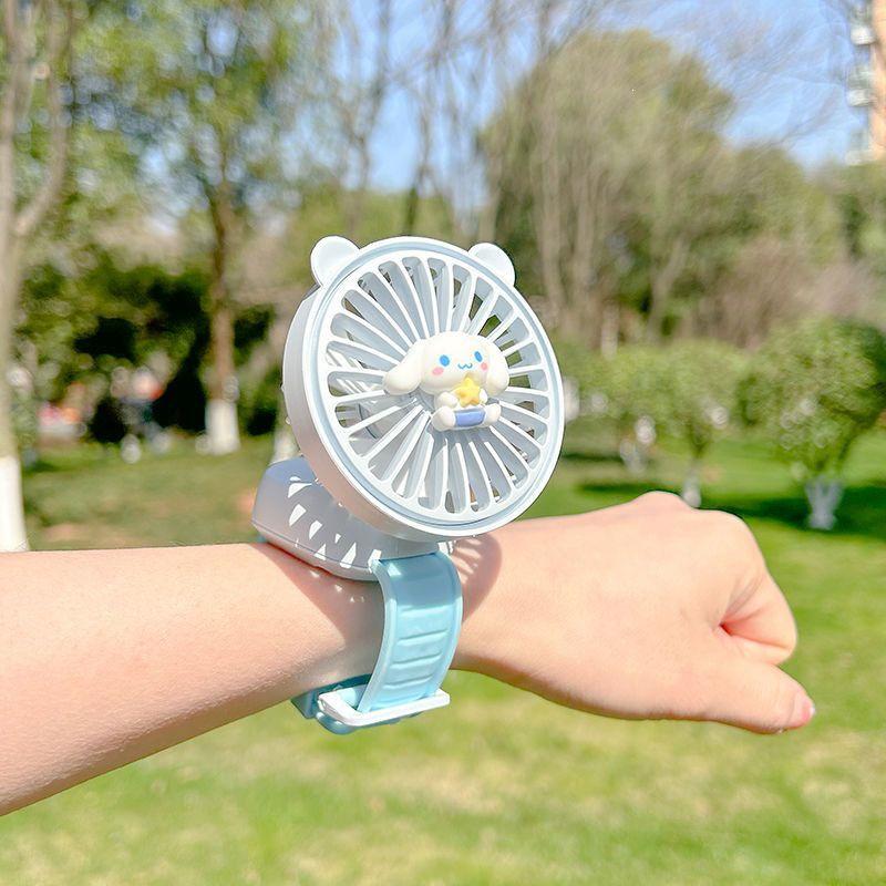 Sanrio Cute Silent Wristband Fan Watch A75 - Ideal for Students