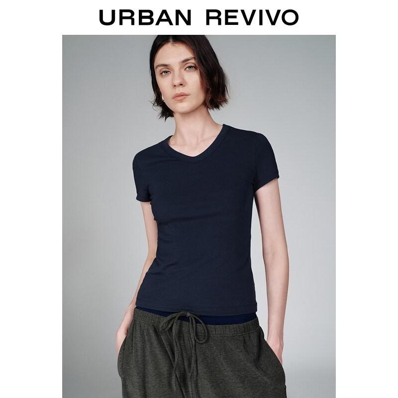 

UR2026 Women s V-Neck Slim Fit T-Shirt XS