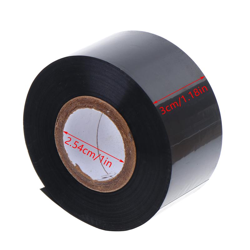Fc2 30Mm*100M Black Thermal Printing Ribbon For Stamping Machine Printer Ink Heat Transfer Tape Production Date Printing