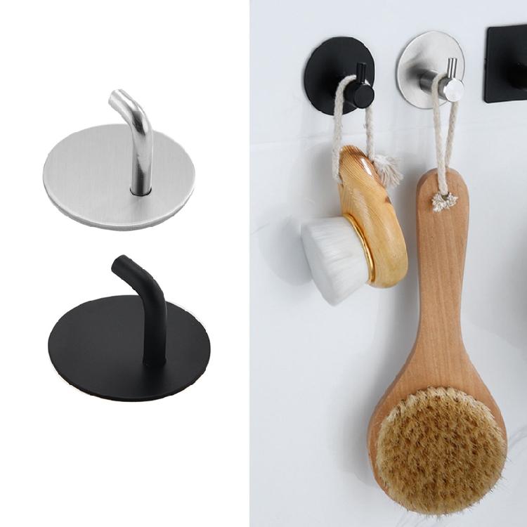 Wall Hook Storage Hanger 304 Stainless Steel Wall Hook Self Adhesive Towel for K