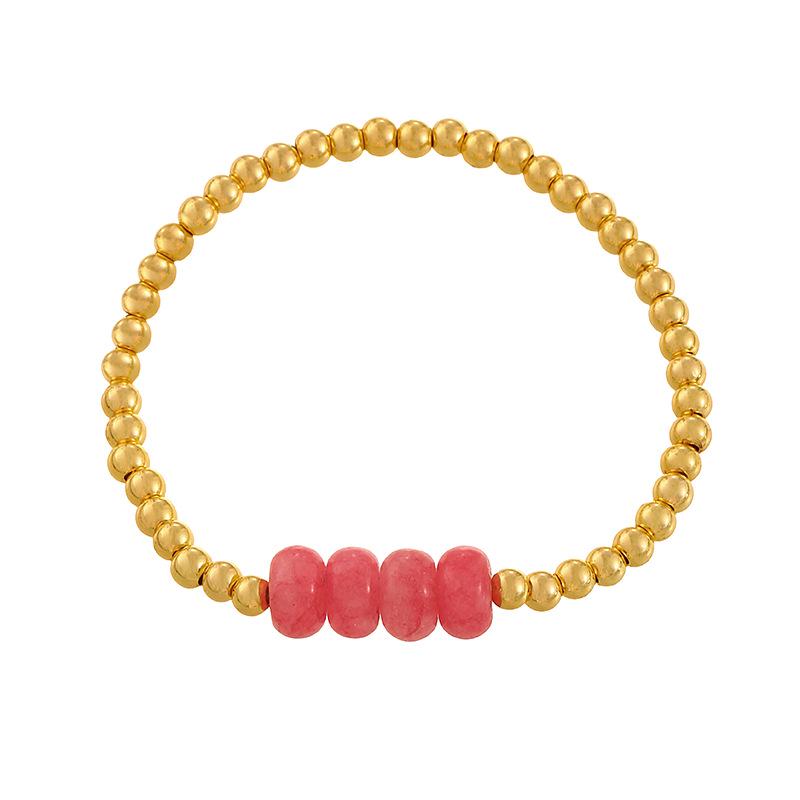 Colorful Natural Stone Beaded Bracelet - New Fashion Design, Multiple Piece Options