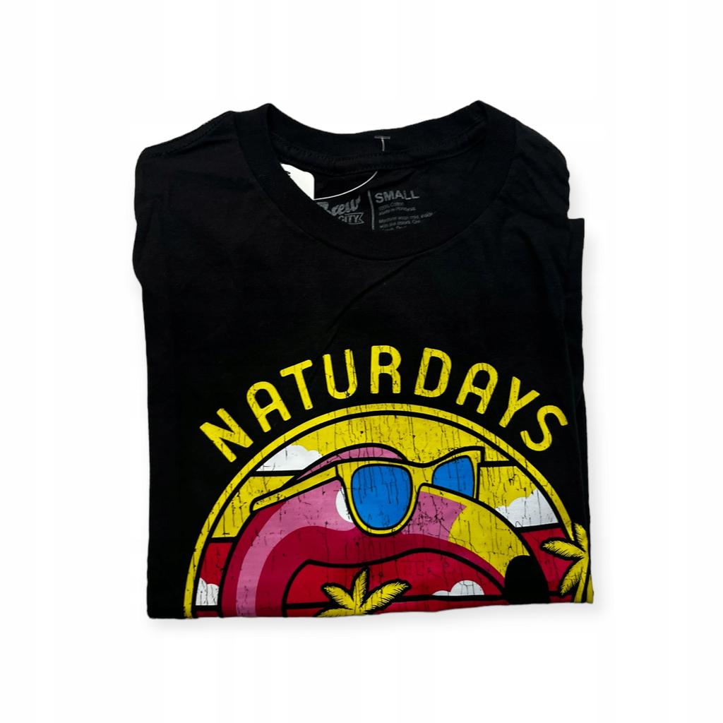 Koszulka T-shirt męski okrągły dekolt SPENCER'S nadruk L