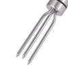 Stainless Steel Corn Holders Fork Reusable 3 Prong Potato Holder for BBQ Rust-Proof Kitchen Gadget with Hanging Ring