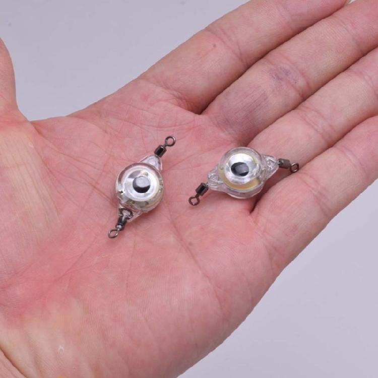Underwater Flasher Light Fish Eye Baits Lure Lamp Attractant Lamp Portable Fishing Gear Accessory LED Fishing Lure Light
