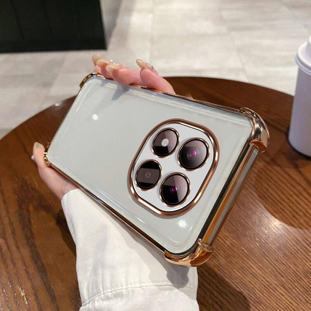 Case for Xiaomi Redmi Note 15 Pro+,Pro 5G,Pro 4G,POCO M8 Pro 5G Electroplated Color Border Clear Phone Casing Cover
