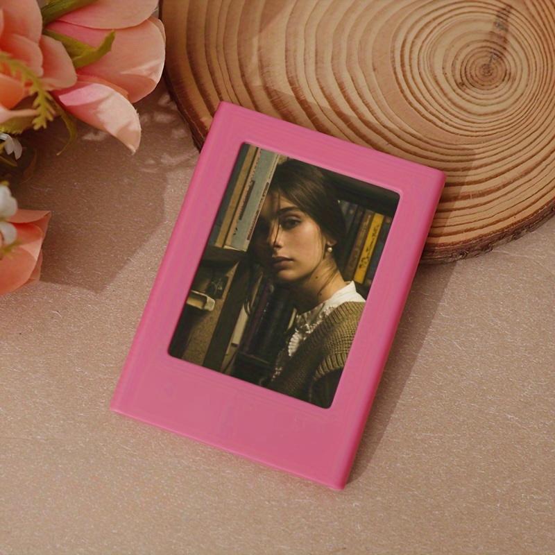 Colorful Magnetic Photo Frames, 3in Fridge Magnet Album Frames for Family Memory Photo Display, Compatible with Fuji Instax Negatives