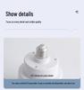 2025 E27 Screw Base Fan Light with Detachable Blades, Replaceable Light Source, Three-Color Stepless Dimming, and Timer