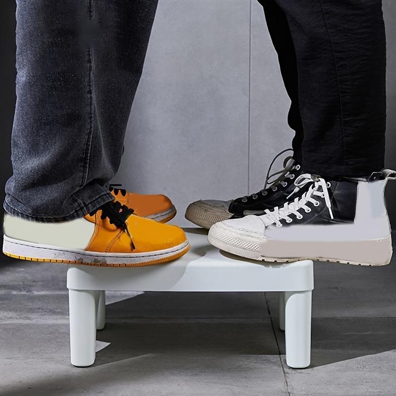 Foldable Plastic Step Stool Portable and Durable Toilet Footstool, Durable Plastic