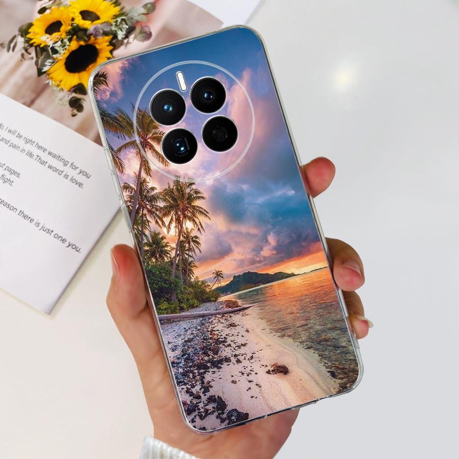 For Huawei Mate 50 Pro Case Stylish Butterfly Flowers Soft Slim Fundas Phone Case For Huawei Mate 50 Mate50 Pro Back Cover Coque