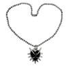 Clavicle Chain for Women Girls Love Shaped Necklace Handmade Thorn Heart Choker Adjustable Collarbone Chain Jewelry