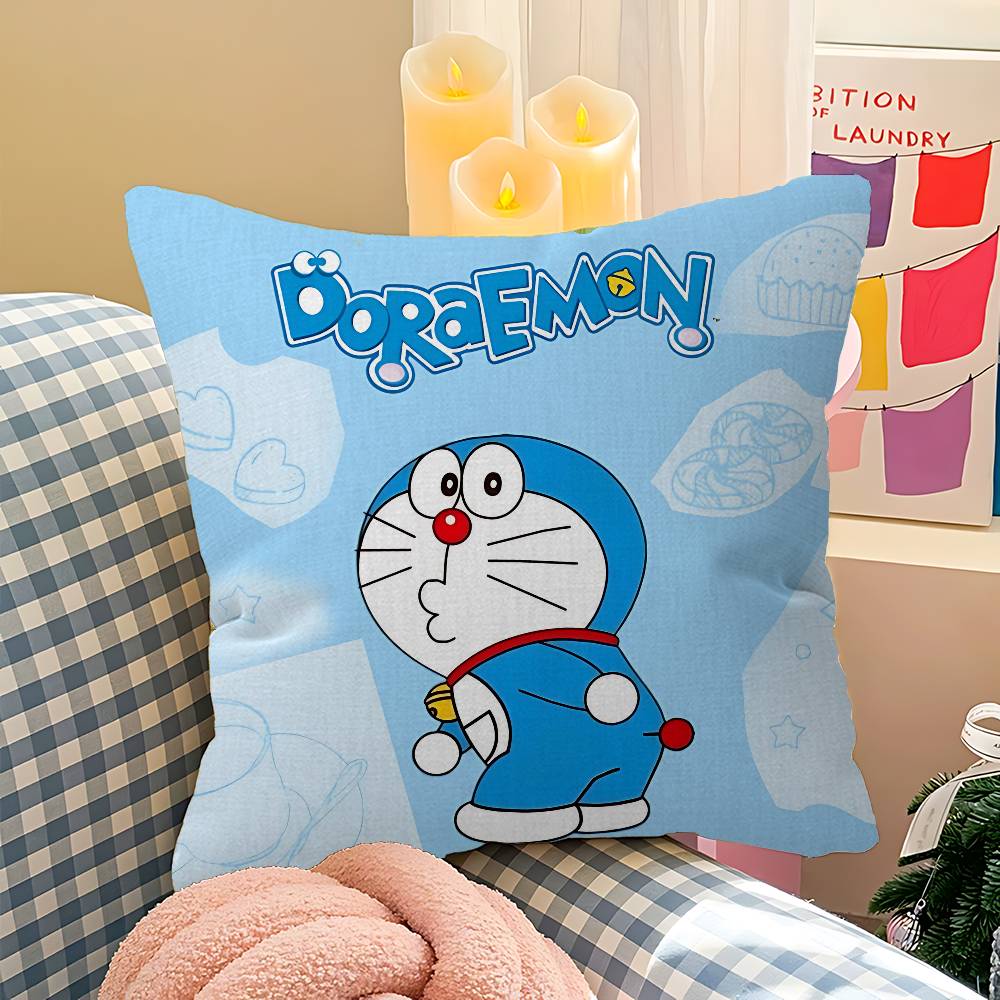 Funny DDoraemons Cartoon Pillow Gift Home Office Decoration Pillow Bedroom Sofa Car Cushion CoverPillow Case
