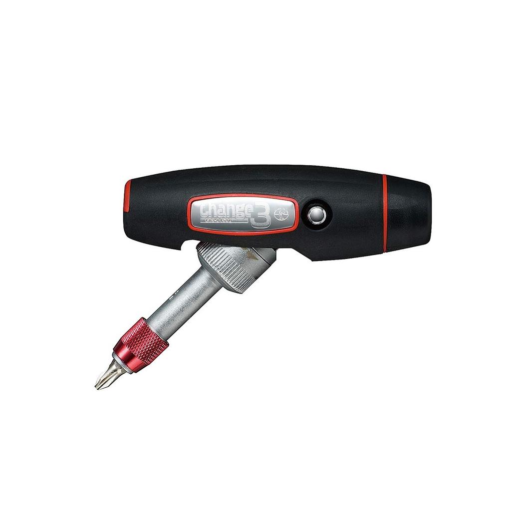 Best Ratchet Change 3-Way Driver, 3, Red, CR3-04590R